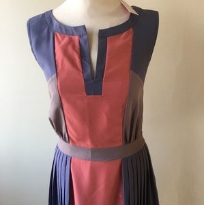 Gharani Strok NWT color block sun dress sz 8